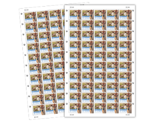 Sheet of 2 x 50 Stamps (10c) product photo Internal 1 DETAILS