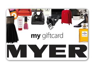 $50 Myer Gift Card product photo Internal 1 DETAILS