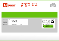Domestic letter with tracking Large (C4) prepaid envelope product photo