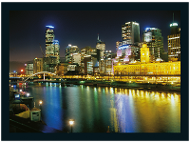 Melbourne at night product photo