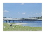 Lakes Entrance footbridge product photo