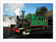 Puffing Billy postcard product photo