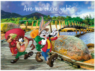 Bugs Bunny and Taz hiking, Wilsons Promontory, Victoria product photo