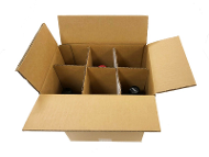 6 Bottle Wine Box - Pack of 5 product photo
