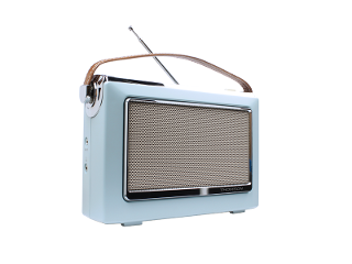 Thomson™ Retro AM FM Radio Blue product photo Internal 1 DETAILS