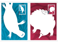 Set of two Australian Animals Monotremes maxicards product photo