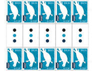 Gutter strip 10 x $2.10 International stamps product photo