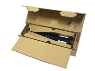 Wine Box Single - Plain - 132 x 105 x 395mm - 10 Pack product photo