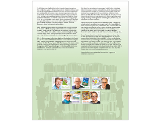 Australian Legends of Children's Literature stamp pack product photo Internal 2 DETAILS