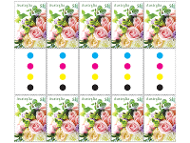 Gutter strip 10 x $1 Bouquet stamps product photo