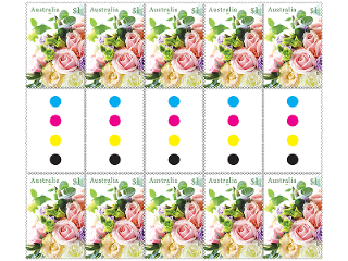 Gutter strip 10 x $1 Bouquet stamps product photo Internal 1 DETAILS