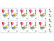 Chequebook 20 x 10 $1 self-adhesive Love bird stamps product photo Internal 2 THUMBNAIL
