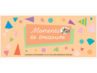 Chequebook 20 x 10 $1 self-adhesive Bouquet stamps product photo Internal 1 DETAILS