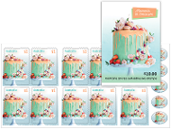 Booklet of 10 $1 Cake stamps product photo