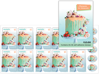 Booklet of 10 $1 Cake stamps product photo Internal 1 DETAILS