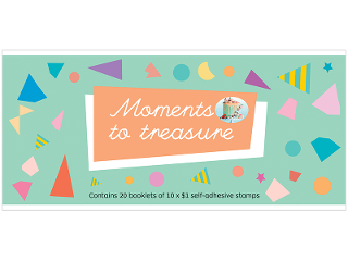 Chequebook 20 x 10 $1 self-adhesive Cake stamps product photo Internal 1 DETAILS