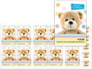 Booklet of 10 $1 Teddy stamps product photo