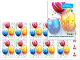 Booklet of 10 $1 Balloon stamps product photo Internal 1 THUMBNAIL