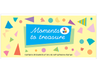 Chequebook 20 x 10 $1 self-adhesive Balloon stamps product photo