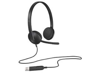 Logitech® H340 USB Plug-and-Play Headset product photo Internal 4 DETAILS