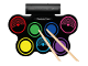 iBright Electronic Drum Mat Kit product photo Internal 1 THUMBNAIL