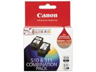 Canon PG-510 Black and CL-511 Colour Combo Pack product photo