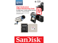 SanDisk® High Endurance 32GB Video Monitoring MicroSD™ Card product photo