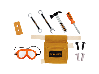 Black & Decker Kids Tool Belt Set product photo Internal 1 DETAILS