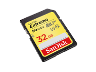 SanDisk® Extreme SDHC™ UHS-I 32GB product photo