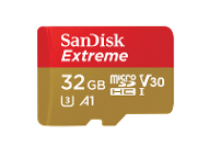 SanDisk® Extreme® Microsdhc™ 32GB UHS-I Card product photo