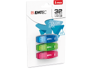 Emtec C410 32GB USB2.0 Flash Drives - 3 Pack product photo