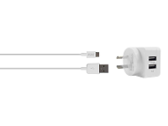 3Sixt DualUSB AC Charger 3.4A MicroUSB White product photo
