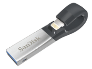 SanDisk® iXpand 32GB Flash Drive with Lightning Connector product photo