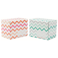 Chevron Design Gift Box - 165 x 137 x 114mm - 5 Pack product photo