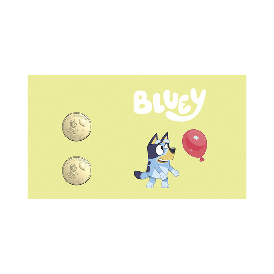 Bluey 2024 Limited Edition 2-Coin and Minisheet Collection — Bluey product photo Internal 3 DETAILS