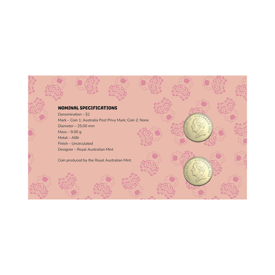 Bluey 2024 Limited Edition 2-Coin and Minisheet Collection — Bluey product photo Internal 4 DETAILS
