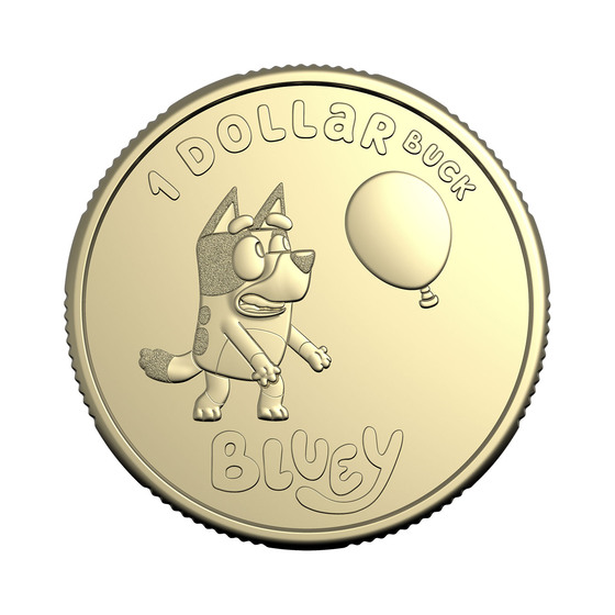 Bluey 2024 Limited Edition 2-Coin and Minisheet Collection — Bluey product photo Internal 6 DETAILS
