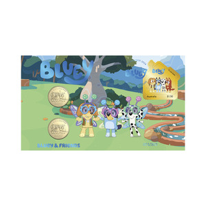 Bluey 2024 Limited Edition 2-Coin and Minisheet Collection — Bluey and Friends product photo