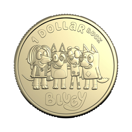 Bluey 2024 Limited Edition 2-Coin and Minisheet Collection — Bluey and Friends product photo Internal 6 DETAILS