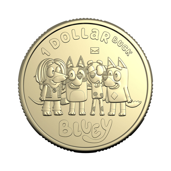 Bluey 2024 Limited Edition 2-Coin and Minisheet Collection — Bluey and Friends product photo Internal 7 DETAILS