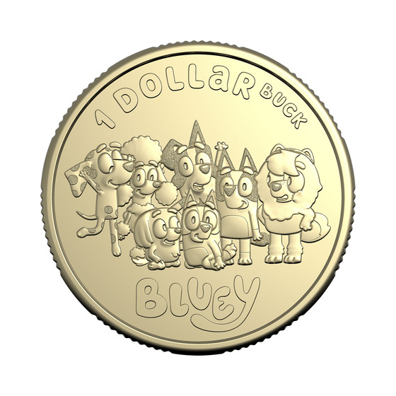 Bluey 2024 Limited Edition 2-Coin and Minisheet Collection — Bluey, Bingo and Friends product photo Internal 6 DETAILS