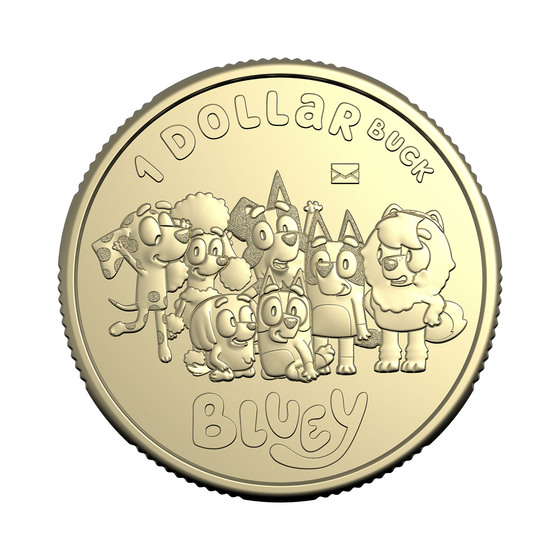 Bluey 2024 Limited Edition 2-Coin and Minisheet Collection — Bluey, Bingo and Friends product photo Internal 7 DETAILS