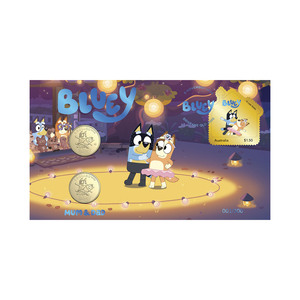 Bluey 2024 Limited Edition 2-Coin and Minisheet Collection — Dad and Mum product photo