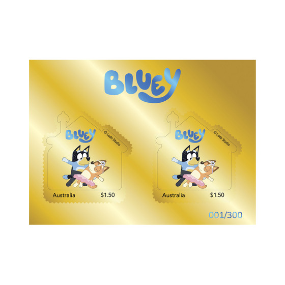 Bluey 2024 Limited Edition 2-Coin and Minisheet Collection — Dad and Mum product photo Internal 5 DETAILS