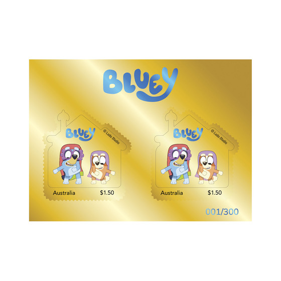 Bluey 2024 Limited Edition 2-Coin and Minisheet Collection — The Grannies product photo Internal 5 DETAILS