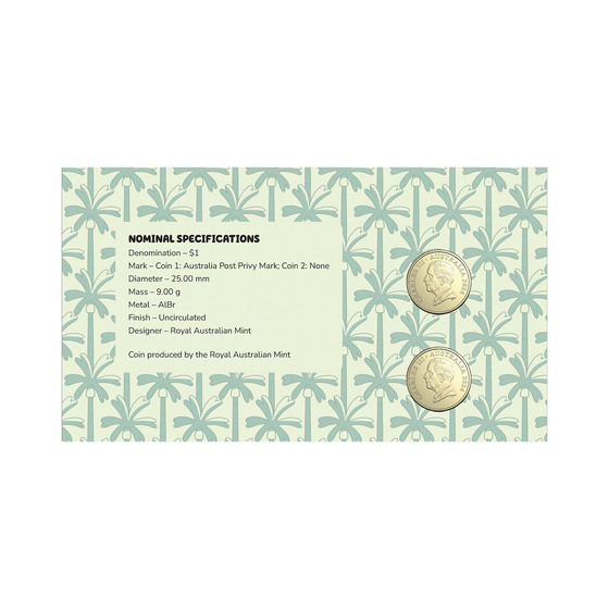 Bluey 2024 Limited Edition 2-Coin and Minisheet Collection — Nana, Stripe and Trixie product photo Internal 4 DETAILS