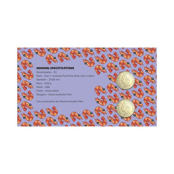 Bluey 2024 Limited Edition 2-Coin and Minisheet Collection — Muffin and Socks product photo Internal 4 DETAILS