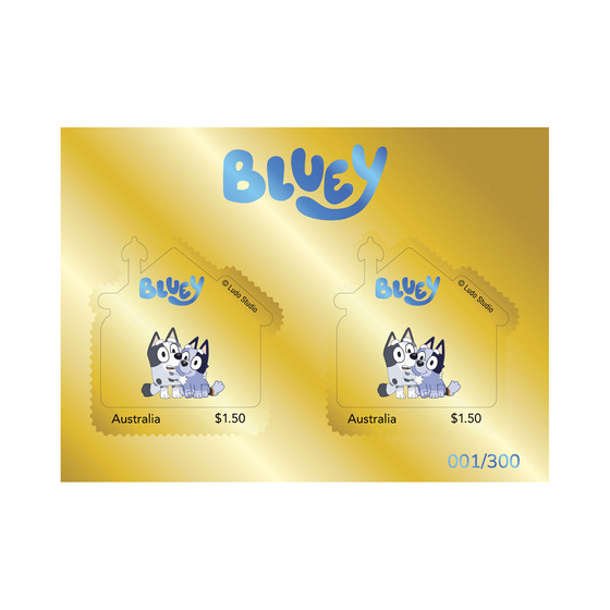 Bluey 2024 Limited Edition 2-Coin and Minisheet Collection — Muffin and Socks product photo Internal 5 DETAILS