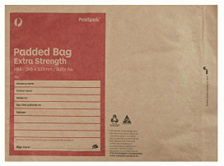 Recycled Padded Bag (PB8) - 236 x 329mm - carton of 100 product photo Internal 1 DETAILS