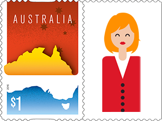 Map of Australia product photo
